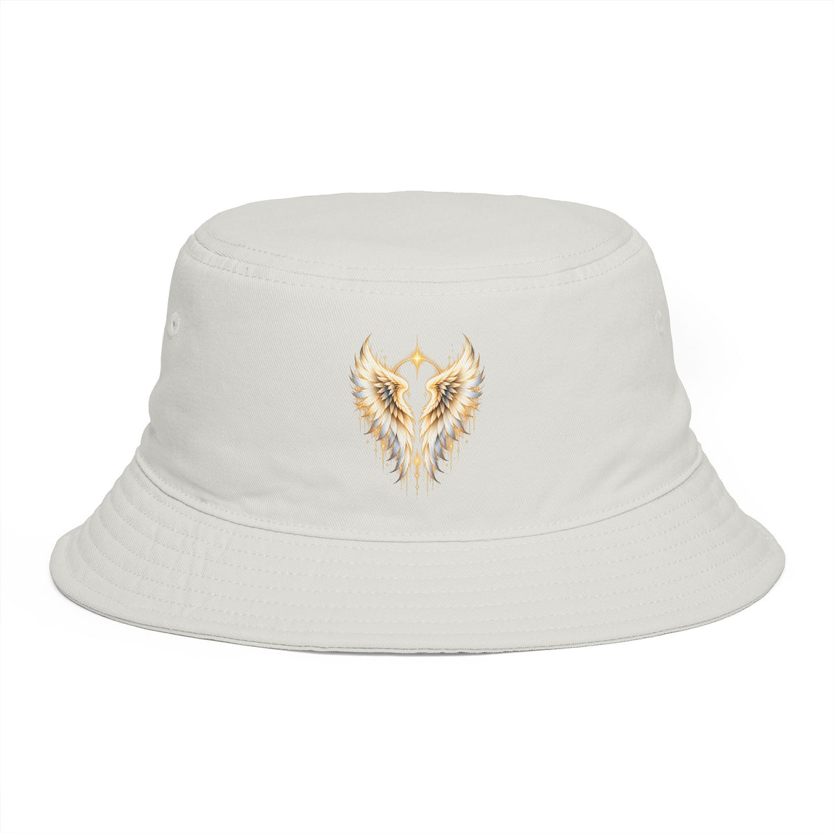 Winged Halo Head Bucket Hat