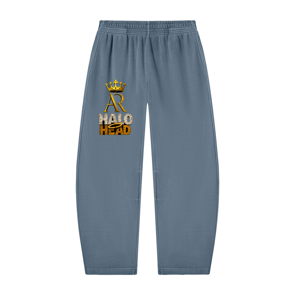 Unisex Vintage Washed Barrel Leg Sweatpants