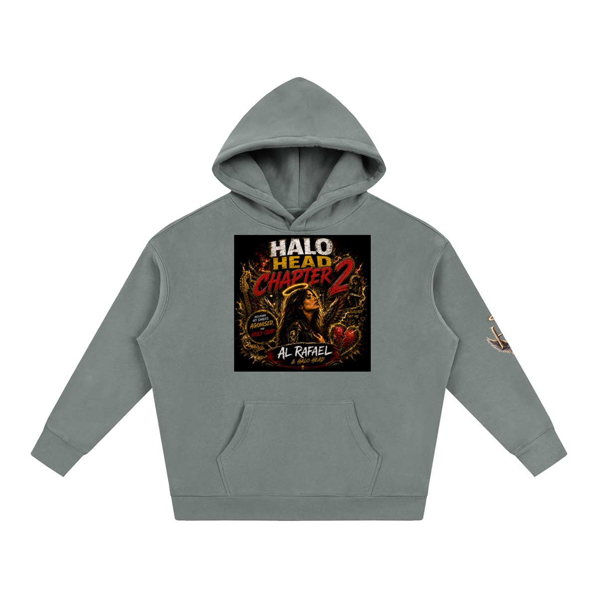 AR Halo Head: Oversize Fleeced Hoodie