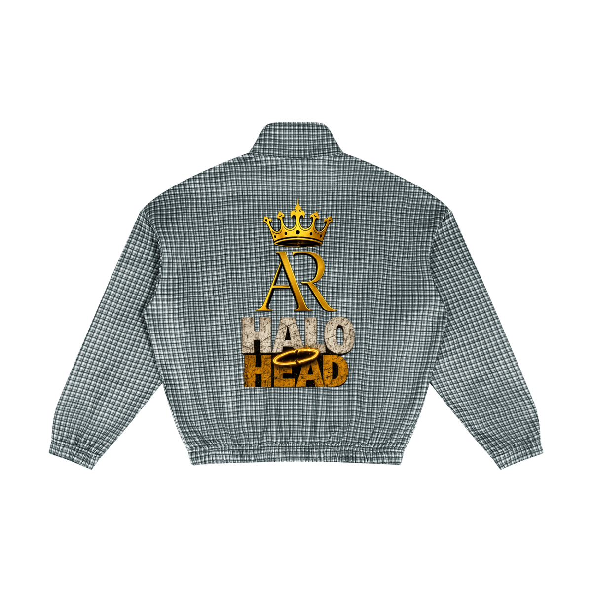 Unisex Plaid Quarter-Zip Sweatshirt