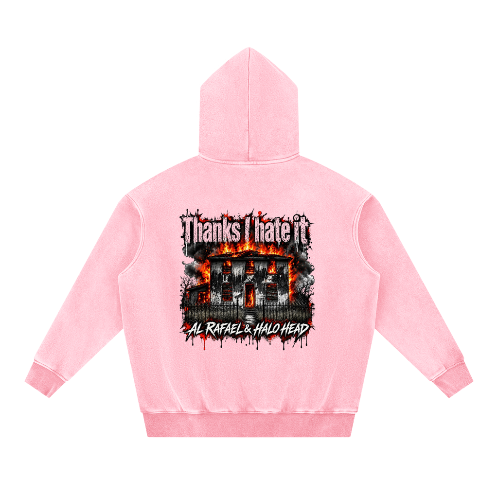 AR Halo Head: Snow Wash Fleece Oversize Hoodie