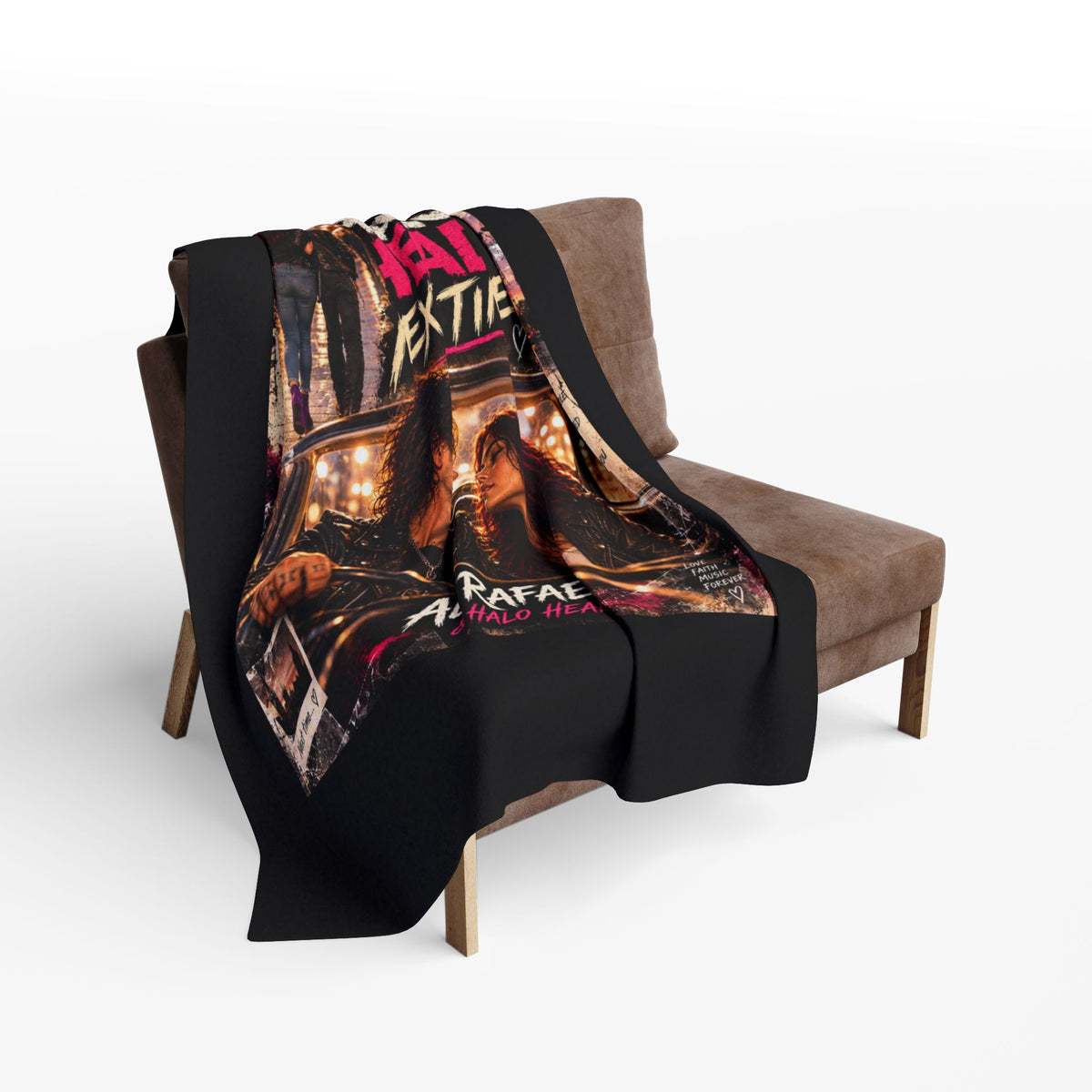 Halo Head Next Time Fleece Blanket — Retro Romance Arctic Throw