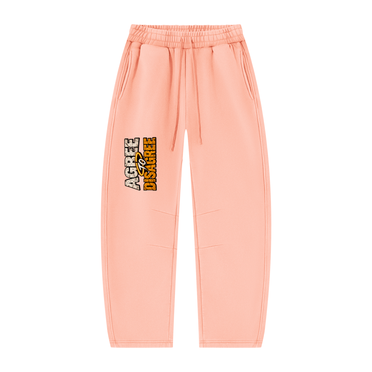 ATD Halo Head Unisex Vintage Wash Barrel Leg Fleece Sweatpants