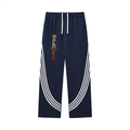 Halo Head Curved Stripe Straight Sweatpants
