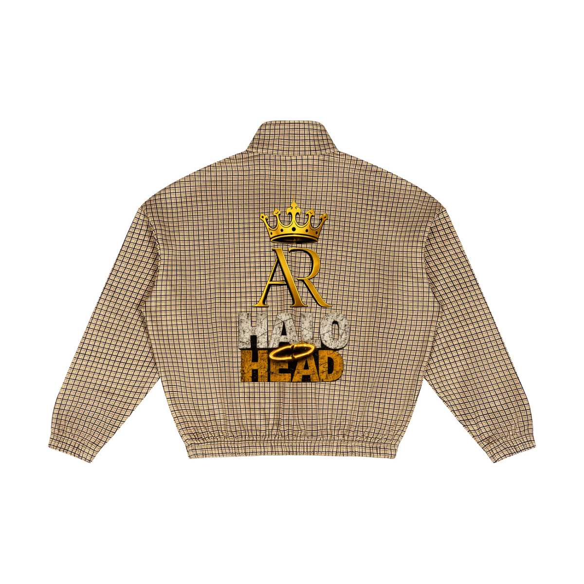 Unisex Plaid Quarter-Zip Sweatshirt
