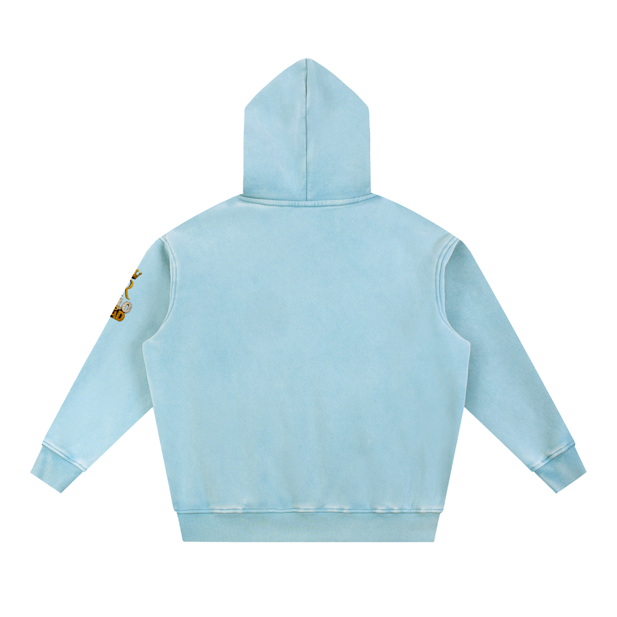 Snow Wash Fleece Oversize Hoodie