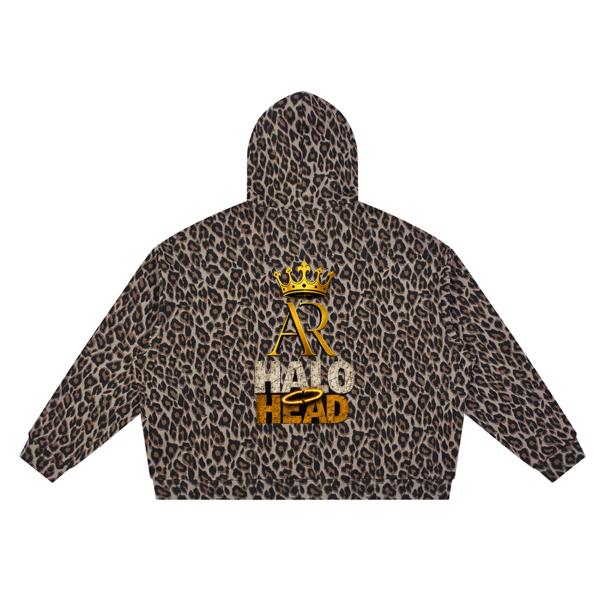 Unisex Leopard Full Zip Hoodie