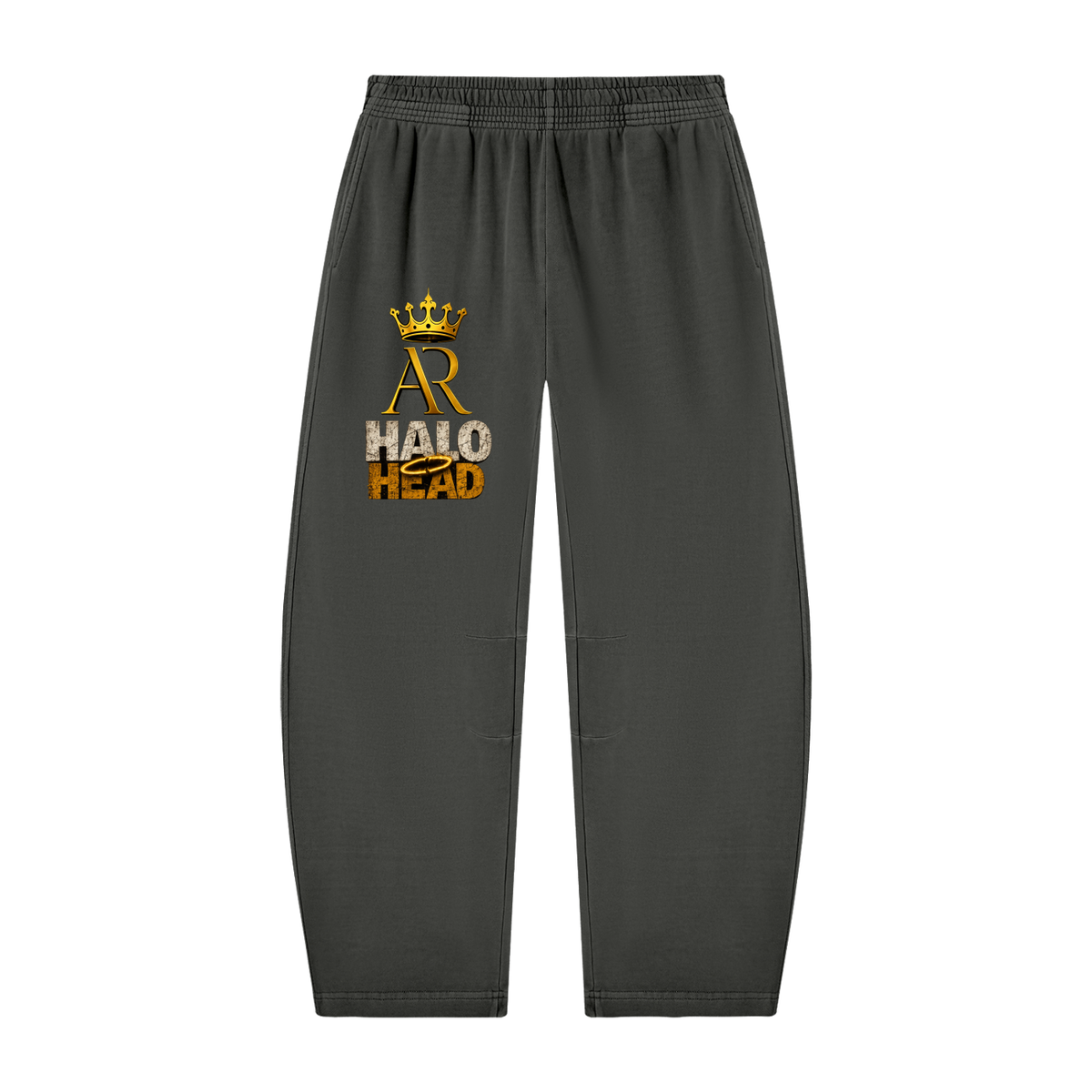 Unisex Vintage Washed Barrel Leg Sweatpants