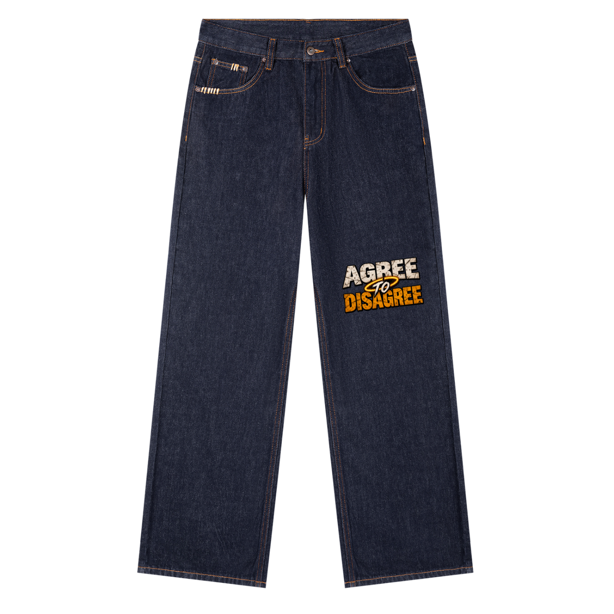 Agree to Disagree Heavyweight Straight Leg Denim Jeans