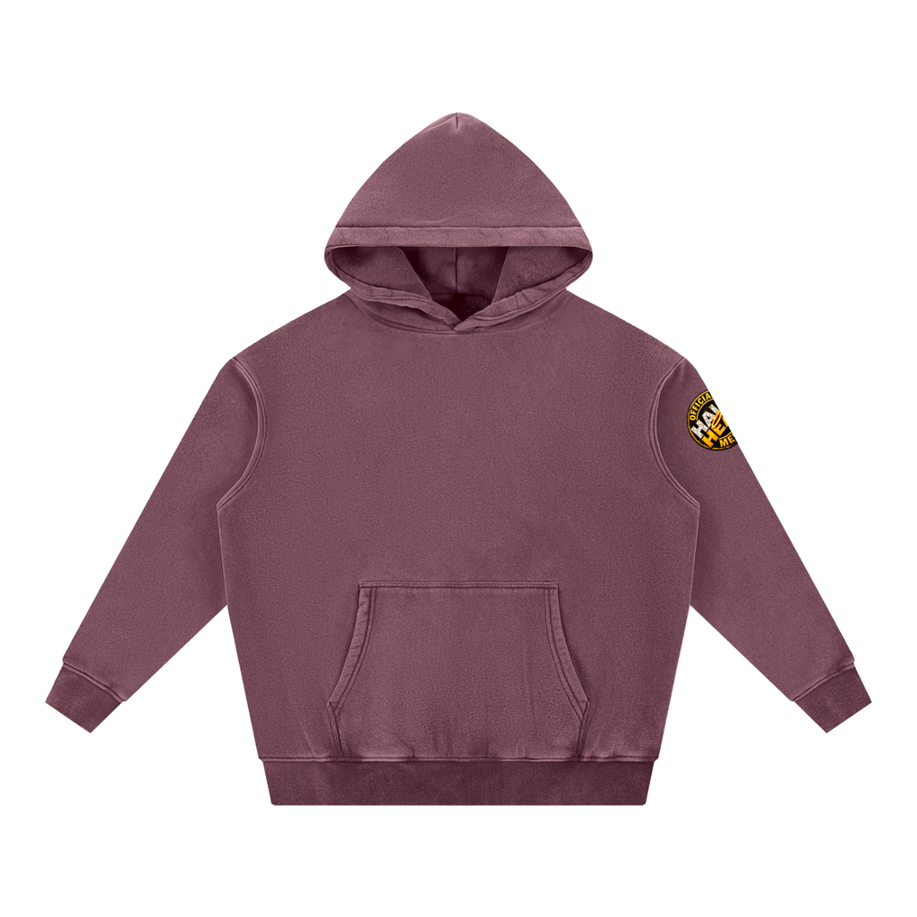 Cute Chick Snow Wash Fleece Oversize Hoodie (Unisex)