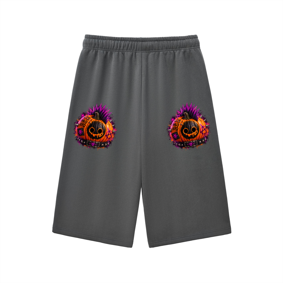 Relaxed Drawstring Three-quarter Sweatpants (AR-HH Halloween)