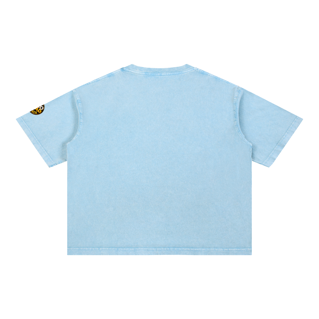 Halo Head Entangled Mineral Wash Boxy Cotton T-Shirt