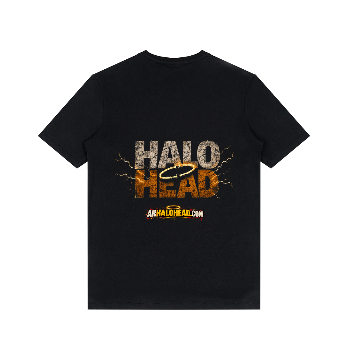 Halo Head Holy Crap: Men's Solid V-Neck T-Shirt