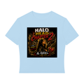 AR Halo Head: Take a Seat. Brand Women’s Performance Crop T-Shirt