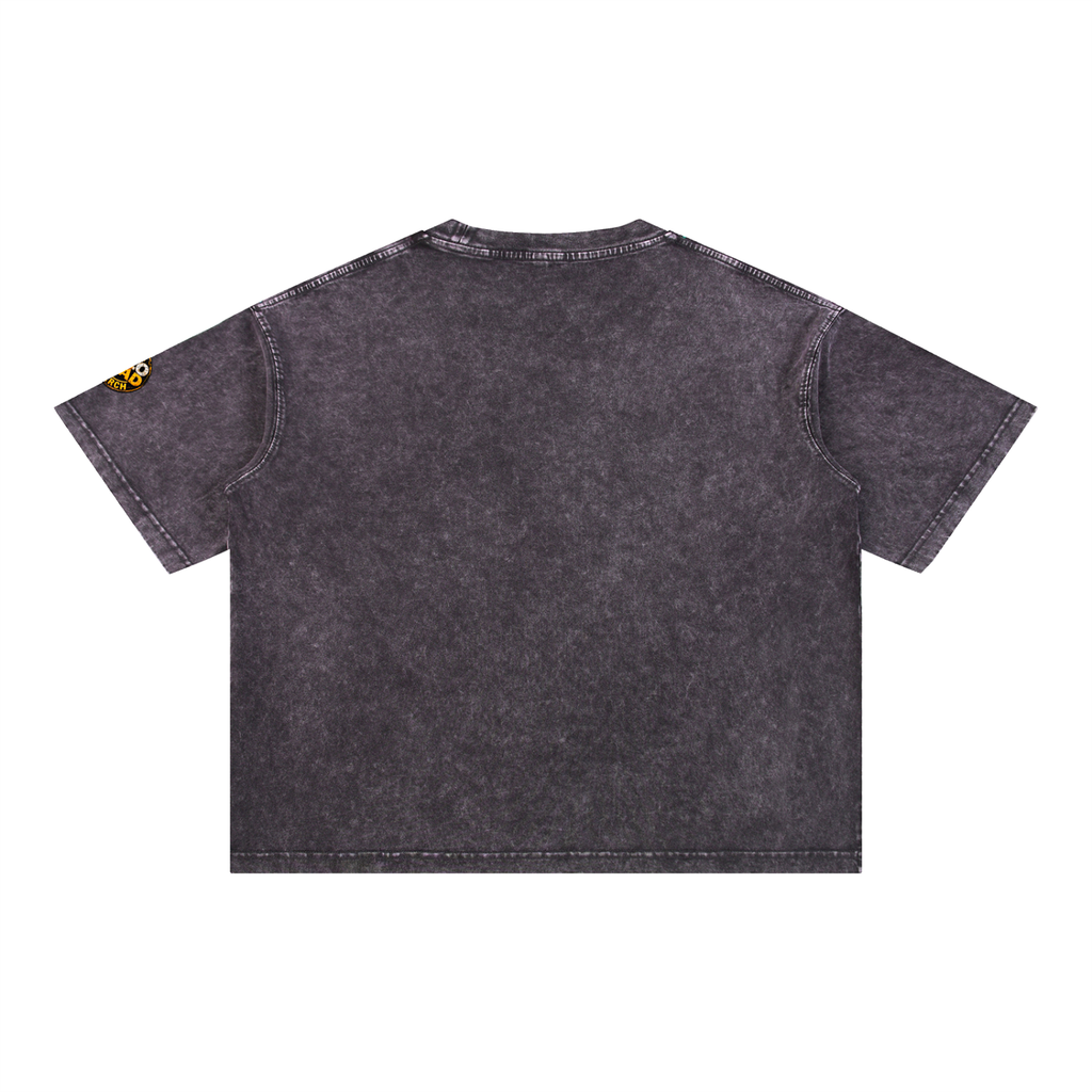 Halo Head Entangled Mineral Wash Boxy Cotton T-Shirt