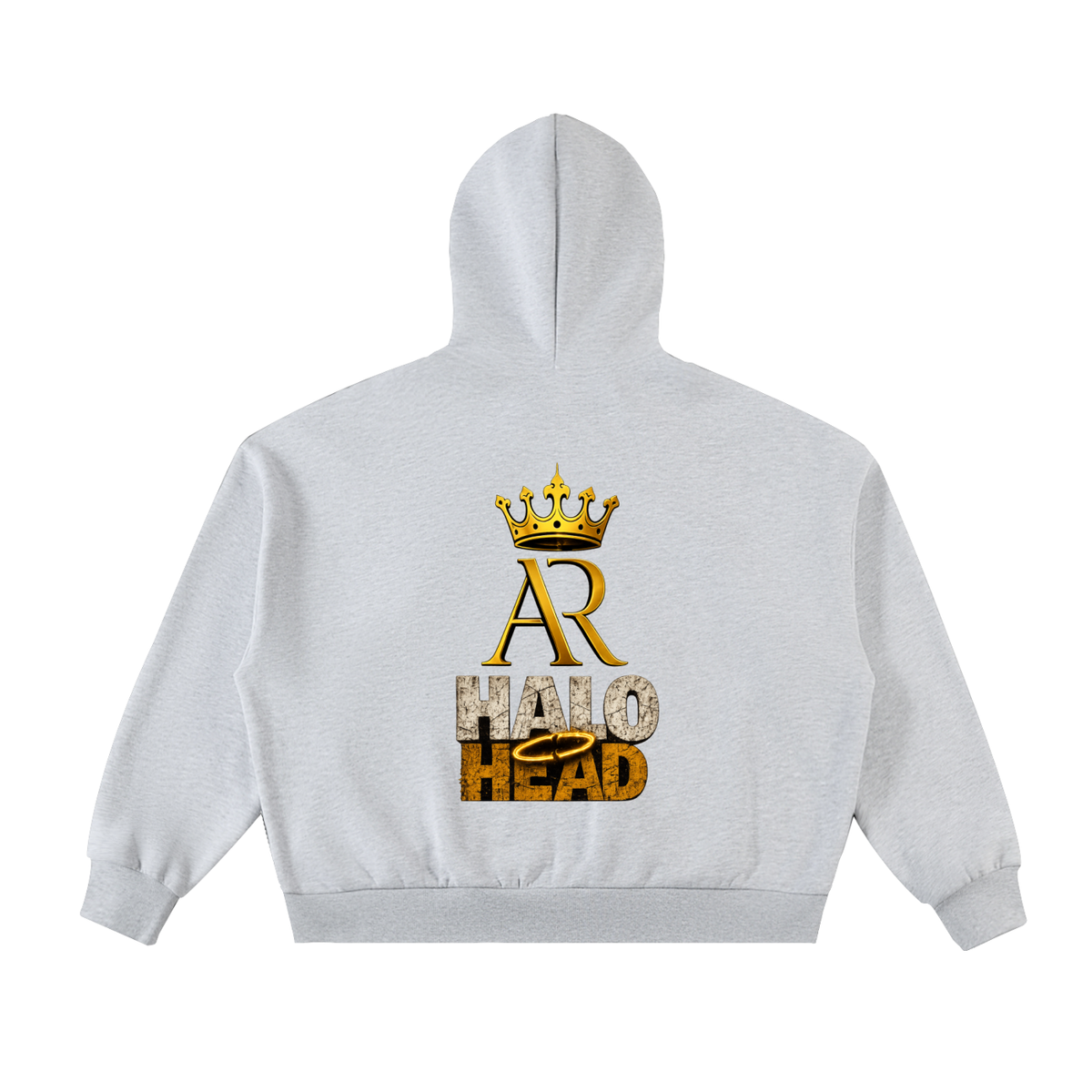 Halo Head: Holy Crap Fleeced Full-Zip Boxy Hoodie