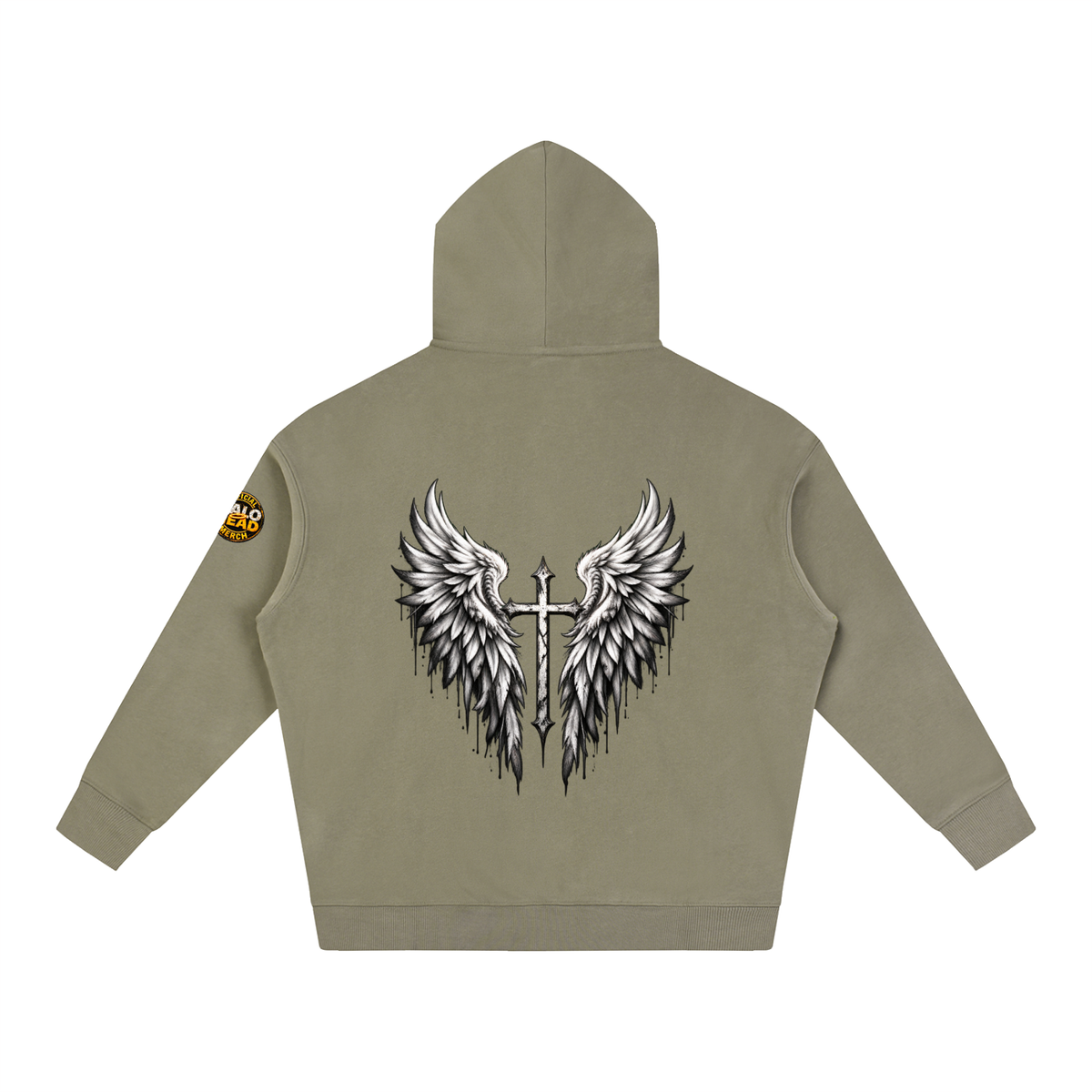 Halo Head Oversize Fleeced Hoodie