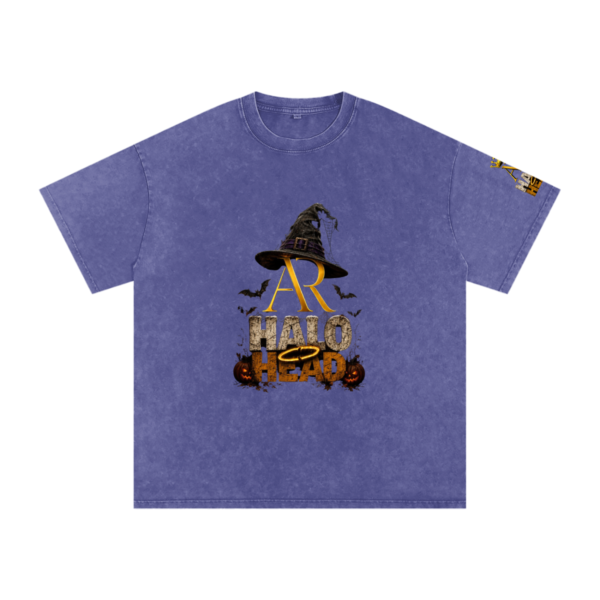 Snow Washed Oversized Cotton T-Shirt (AR-HH Halloween)