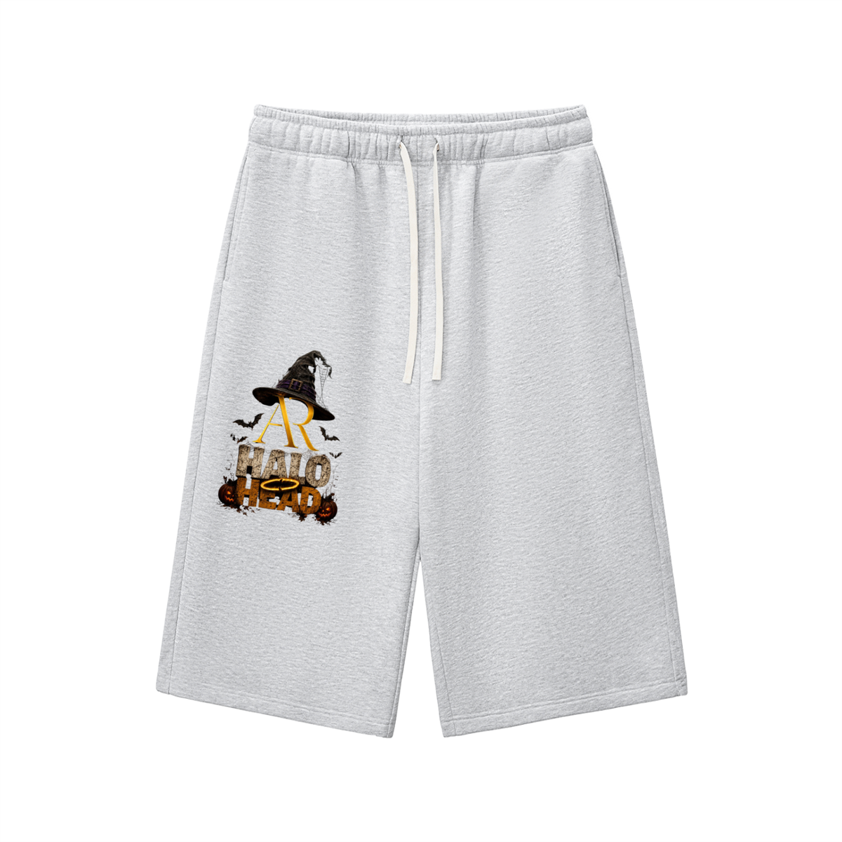 Relaxed Drawstring Three-quarter Sweatpants (AR-HH Halloween)