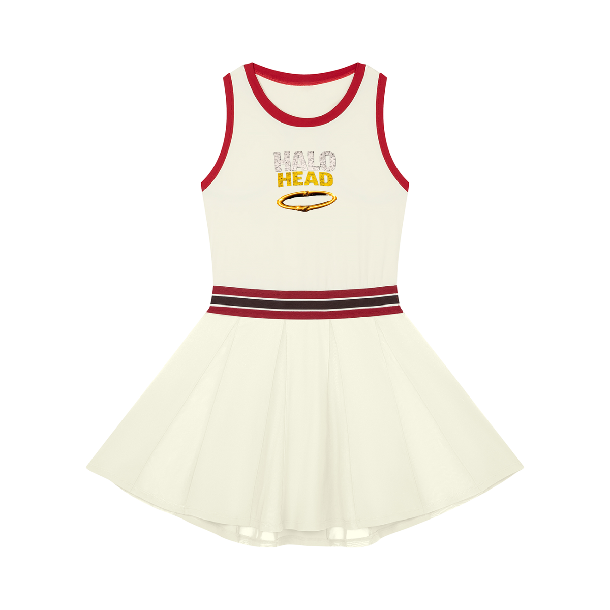 Women's Color Block A-Line Sleeveless Dress