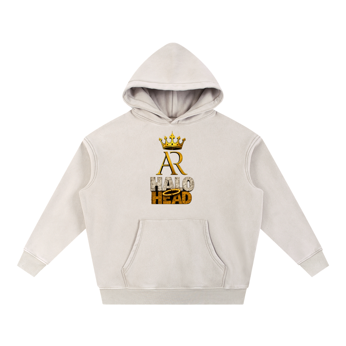 AR Halo Head: Snow Wash Fleece Oversize Hoodie