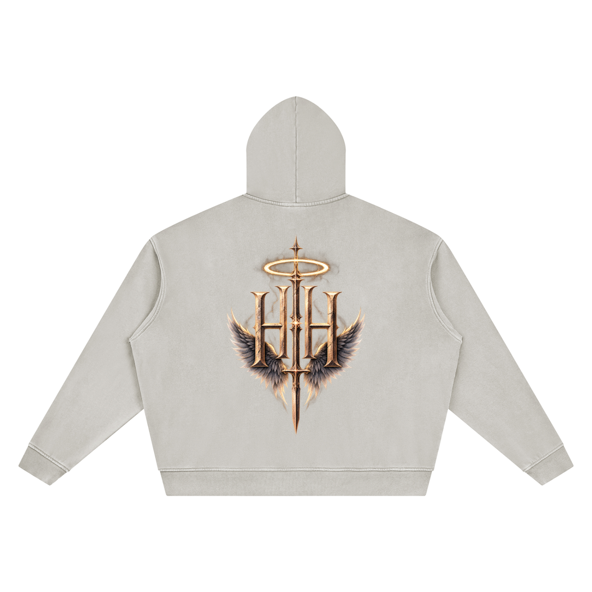 Unisex Vintage Wash Boxy Hoodie
