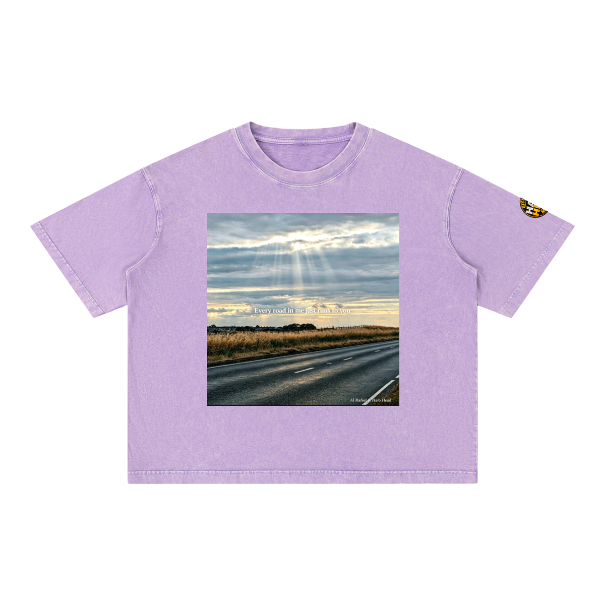 Halo Head Entangled Mineral Wash Boxy Cotton T-Shirt