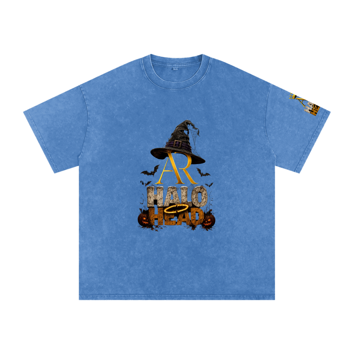 Snow Washed Oversized Cotton T-Shirt (AR-HH Halloween)