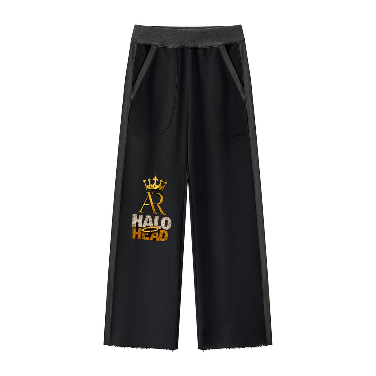 Halo Head Women's Color Block Raw Hem Sweatpants