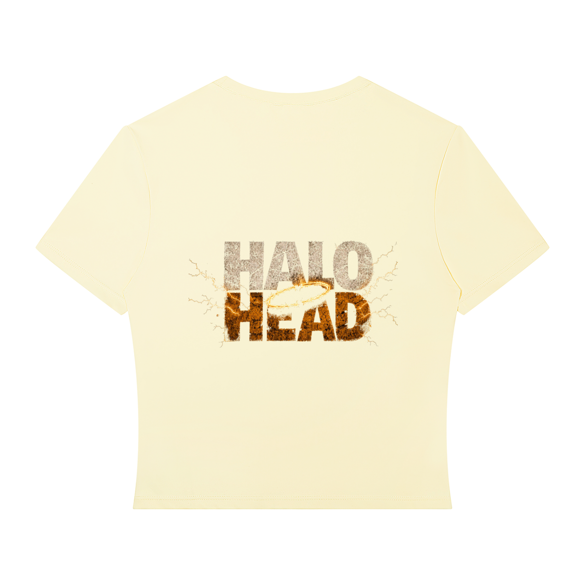 AR Halo Head: Take a Seat. Brand Women’s Performance Crop T-Shirt