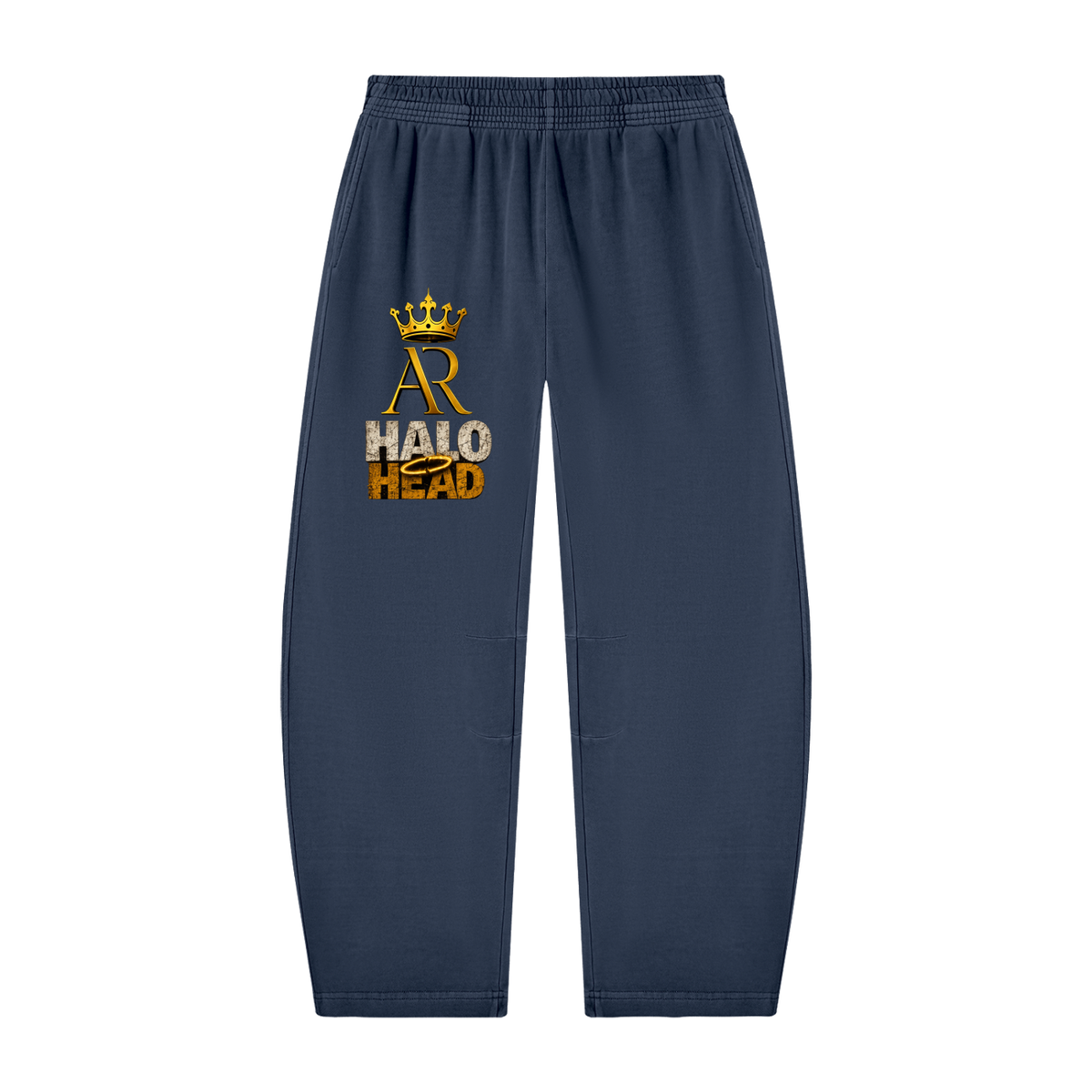 Unisex Vintage Washed Barrel Leg Sweatpants