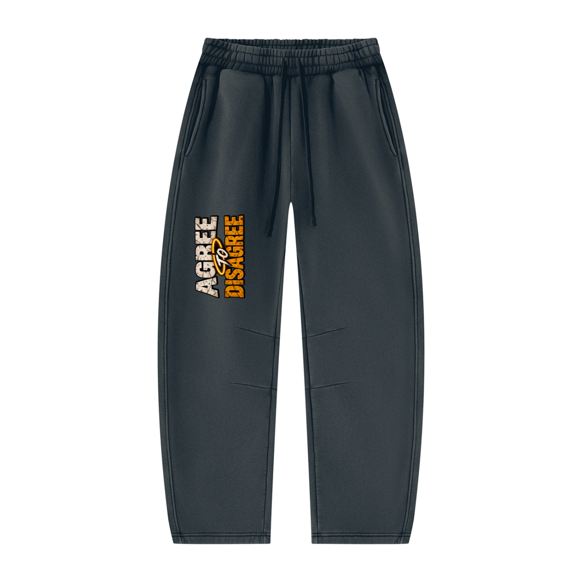 ATD Halo Head Unisex Vintage Wash Barrel Leg Fleece Sweatpants