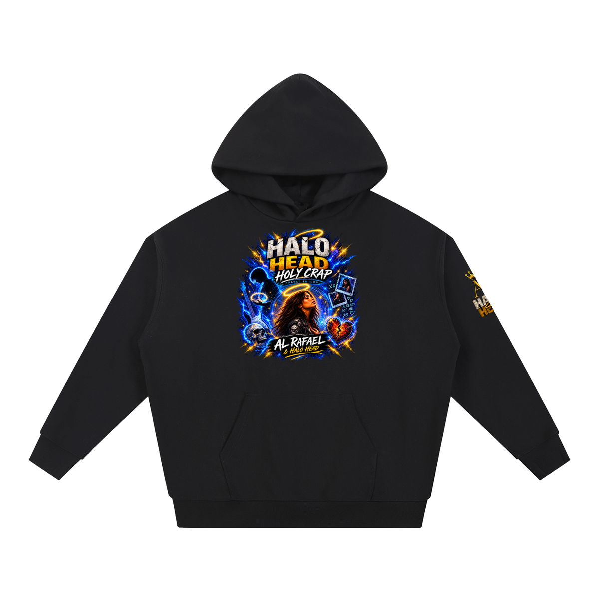 Halo Head: Holy Crap Essential Heavyweight Hoodie