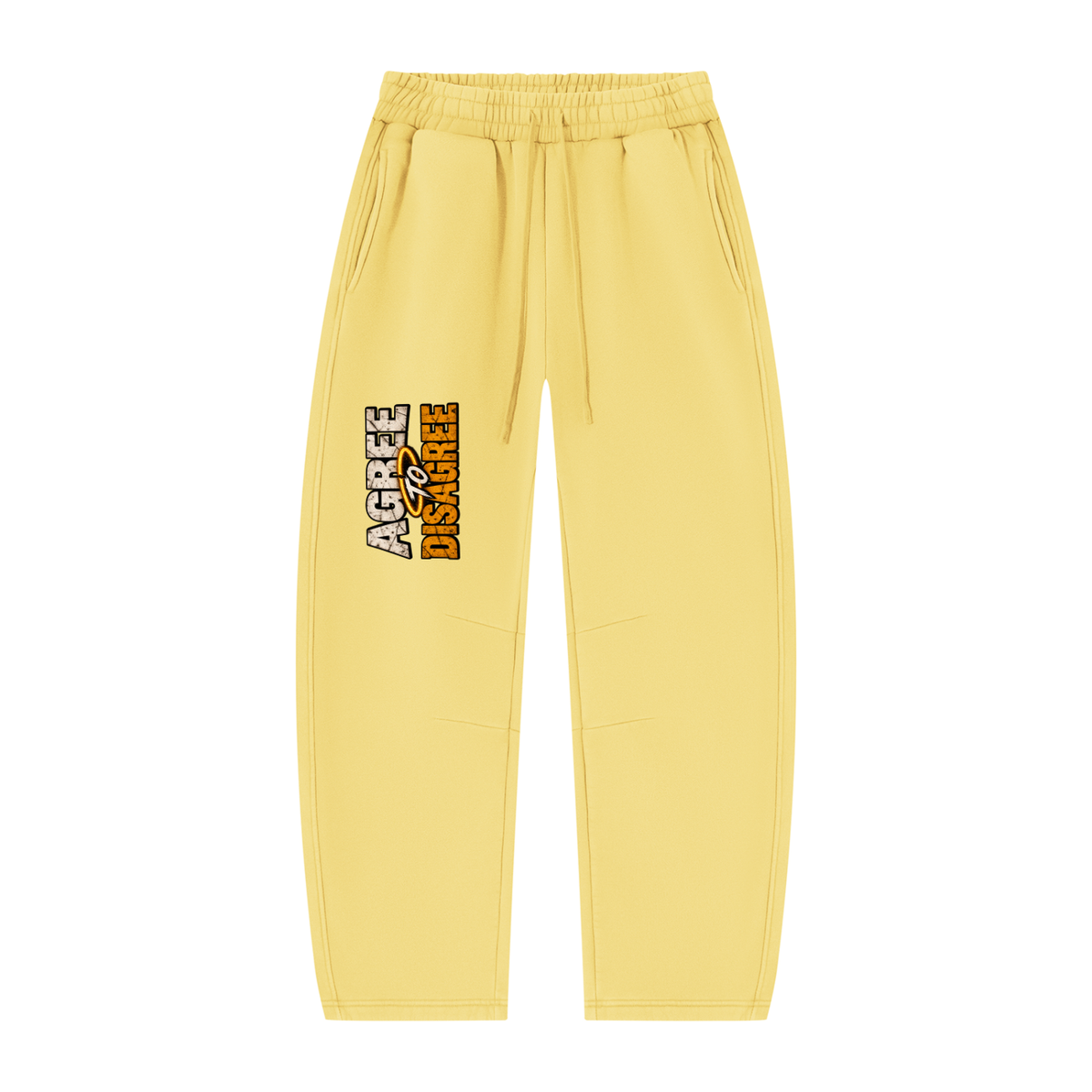 ATD Halo Head Unisex Vintage Wash Barrel Leg Fleece Sweatpants
