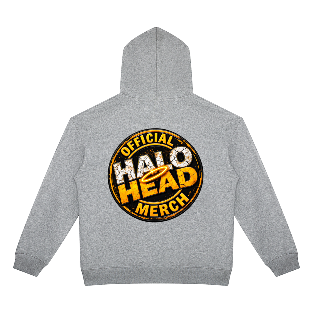 Halo Head Unisex Heavyweight Full Zip Hoodie
