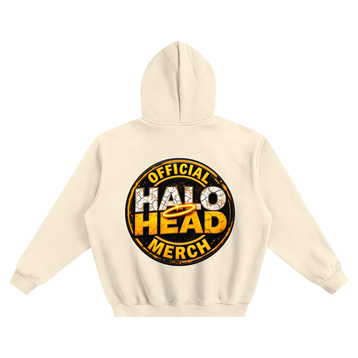 AR Halo Head Fleeced Boxy Hoodie