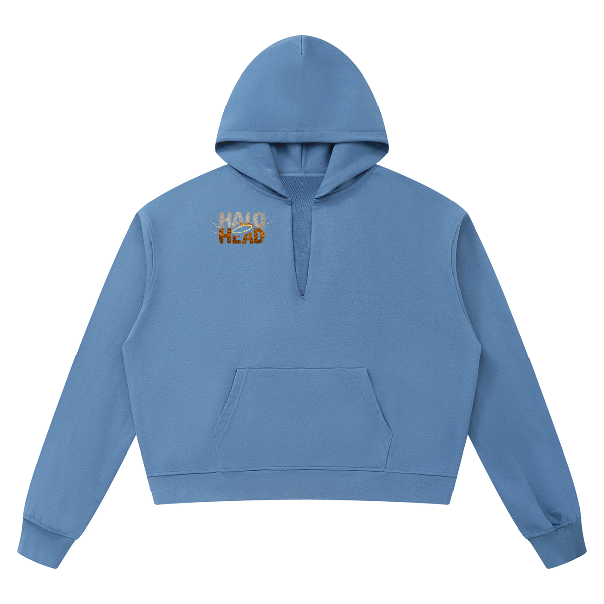 Halo Head: Holy Crap Unisex Boxy Raw Edge Hoodie