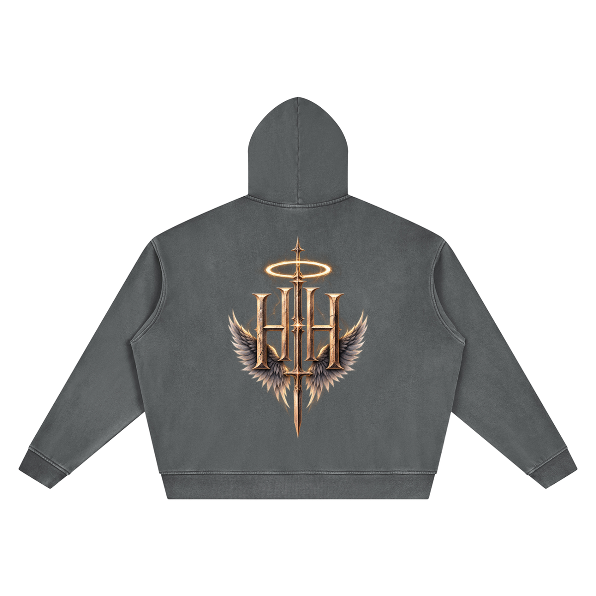 Unisex Vintage Wash Boxy Hoodie