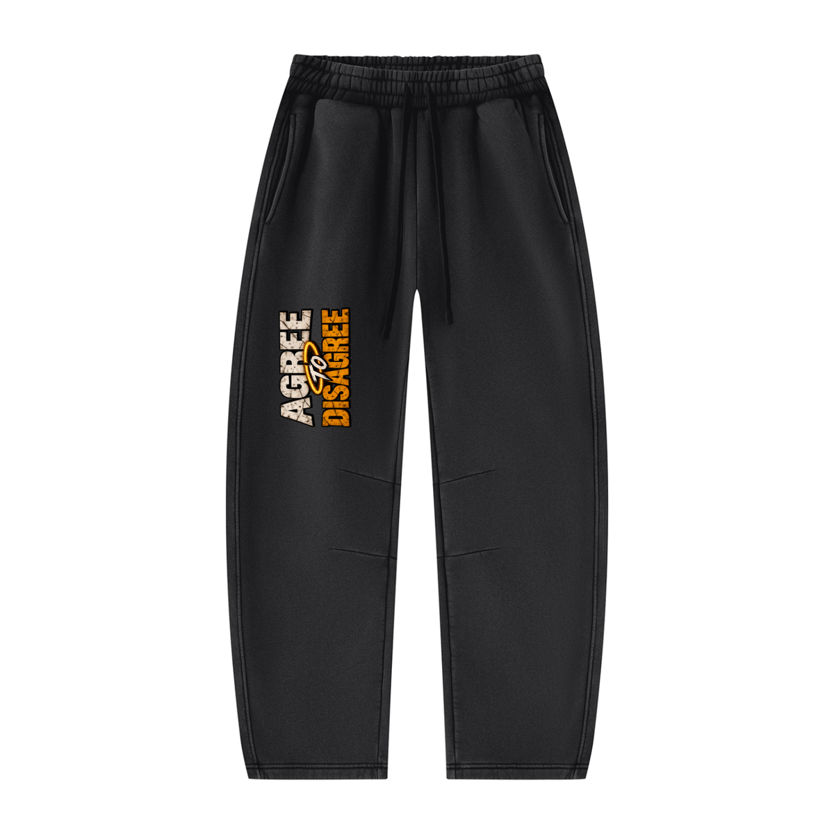 ATD Halo Head Unisex Vintage Wash Barrel Leg Fleece Sweatpants