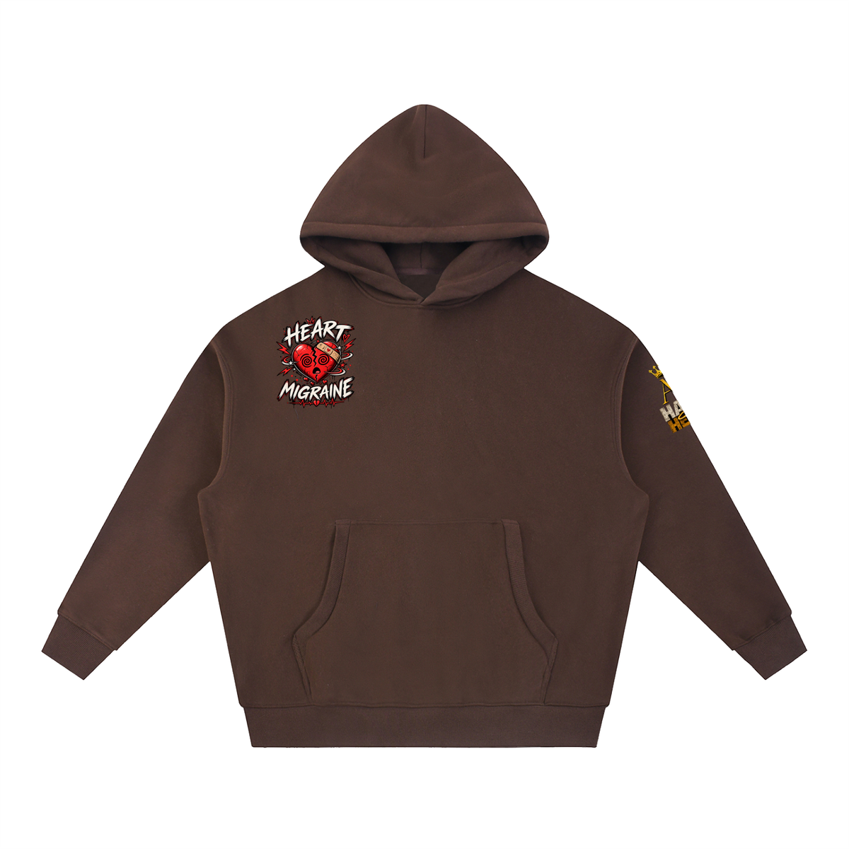 Essential Oversized Boxy Fit Fleece Hoodie