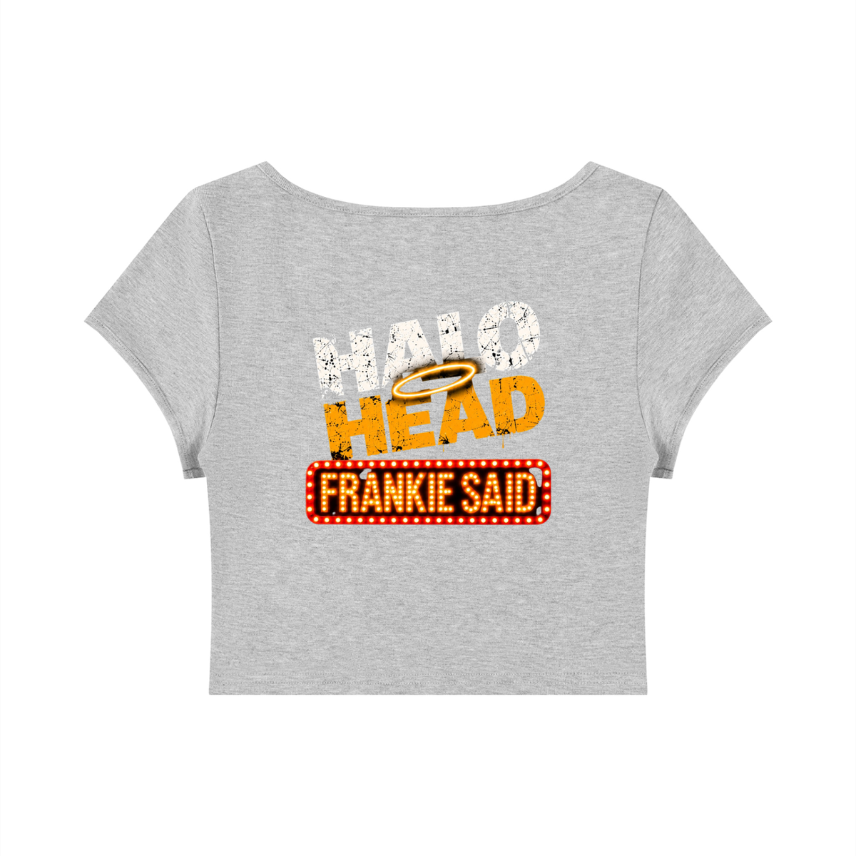 Frankie Said Women's Slim Cap Sleeve Crop T-Shirt