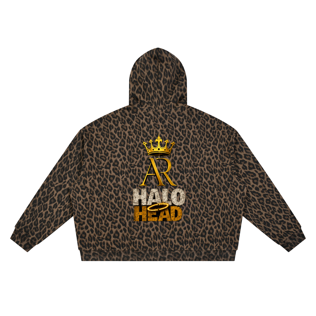 Unisex Leopard Full Zip Hoodie