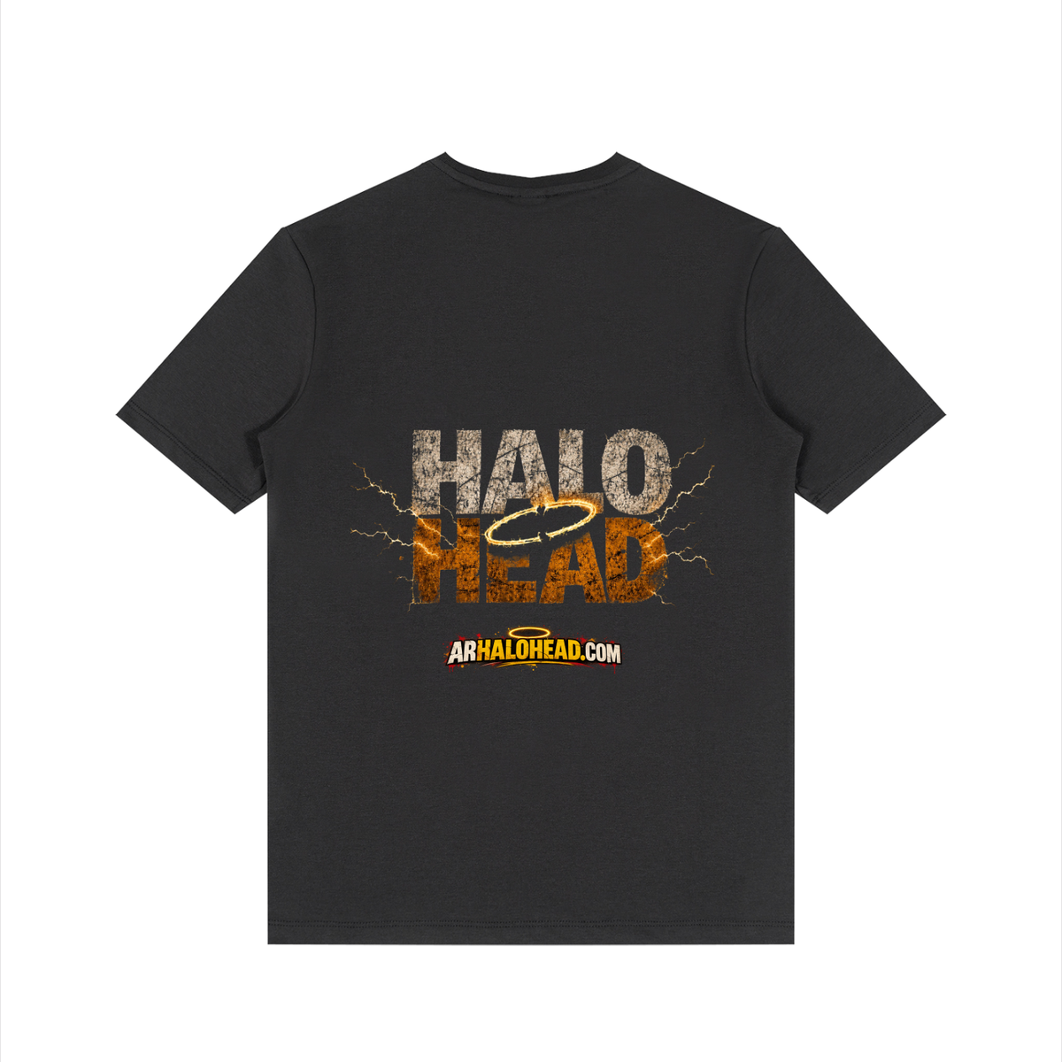 Halo Head Holy Crap: Men's Solid V-Neck T-Shirt