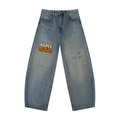 Agree to Disagree, Men's Distressed Barrel Leg Jeans