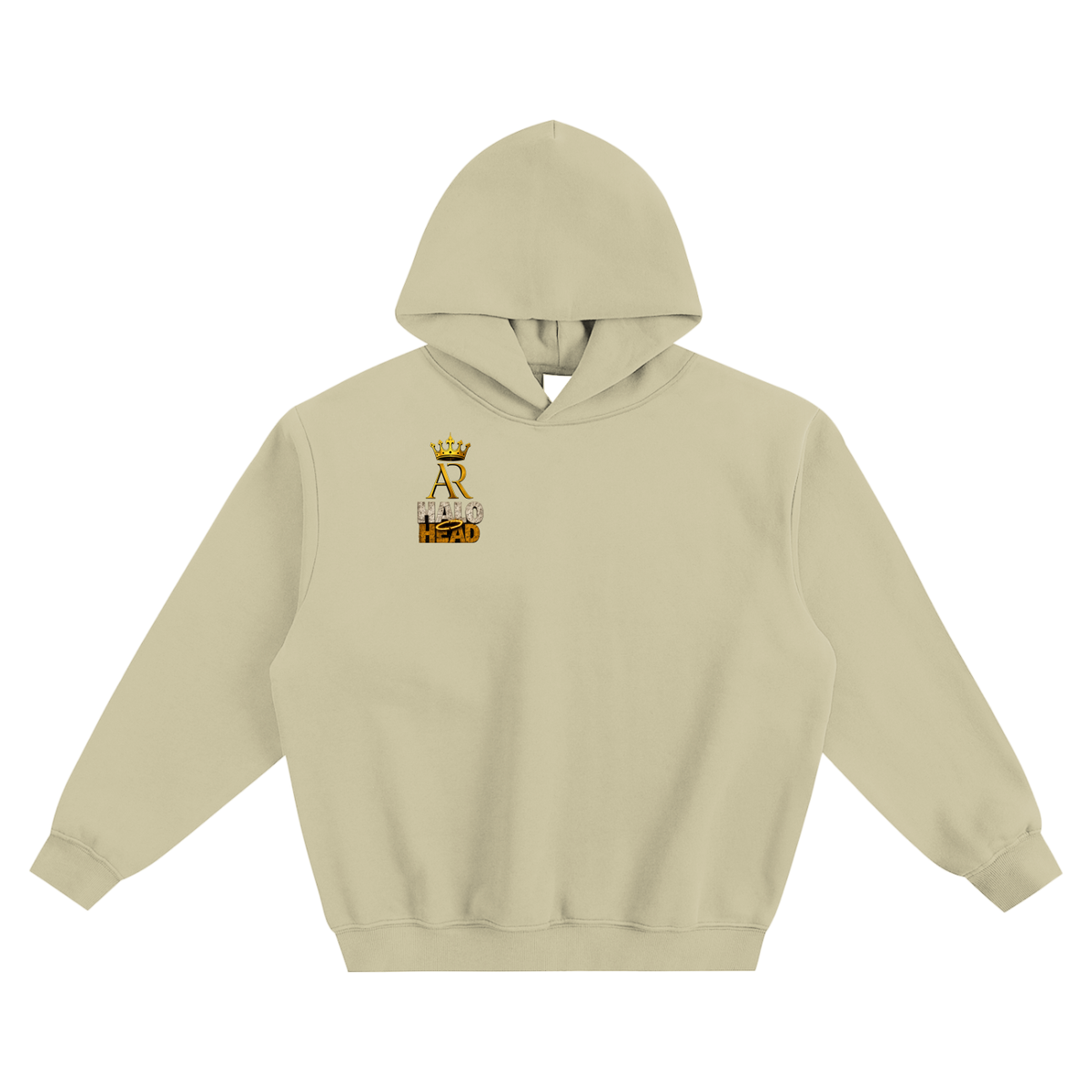 AR Halo Head Fleeced Boxy Hoodie
