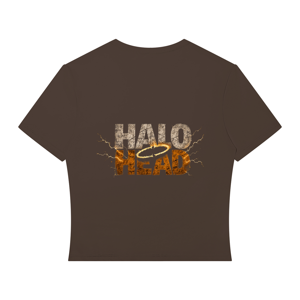 AR Halo Head: Take a Seat. Brand Women’s Performance Crop T-Shirt