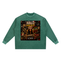 Mineral Wash Waffle Oversized T-Shirt