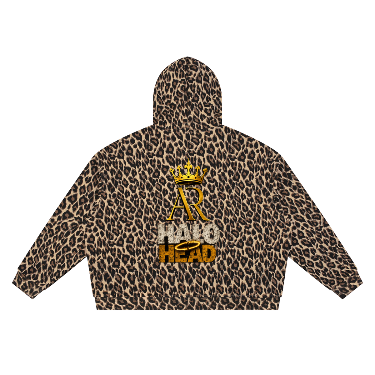 Unisex Leopard Full Zip Hoodie