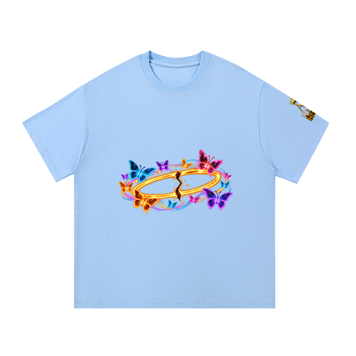 Halo Head Butterflies Essential Cotton T-Shirt