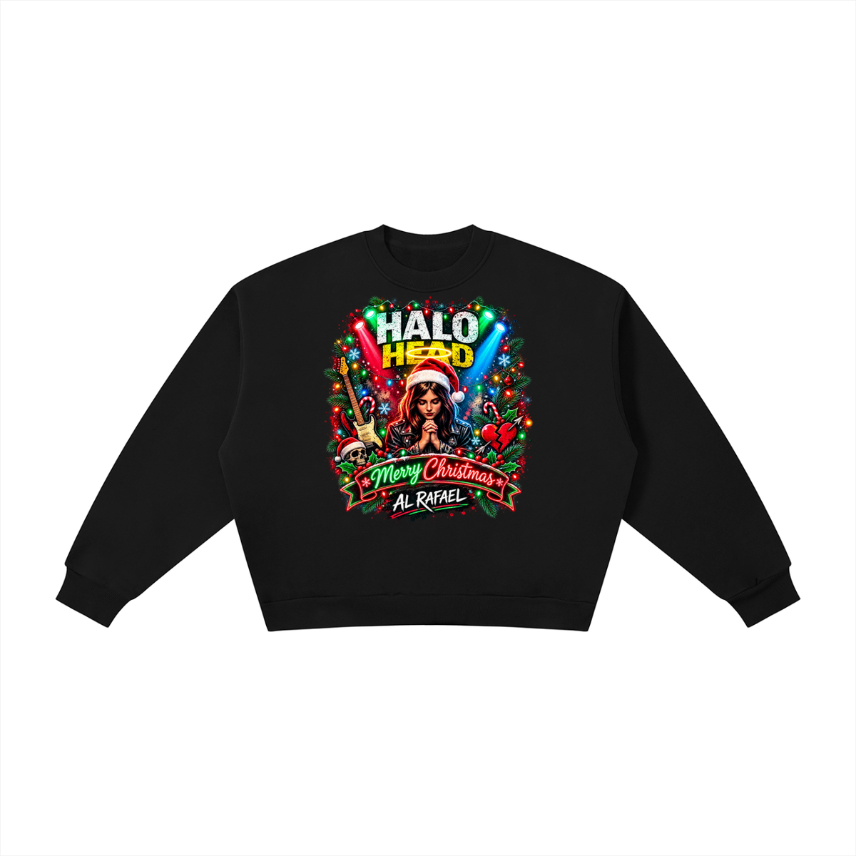 ODMPOD boxy fleece crewneck sweatshirt featuring a relaxed fit and soft, neutral-colored fleece fabric for cozy comfort.